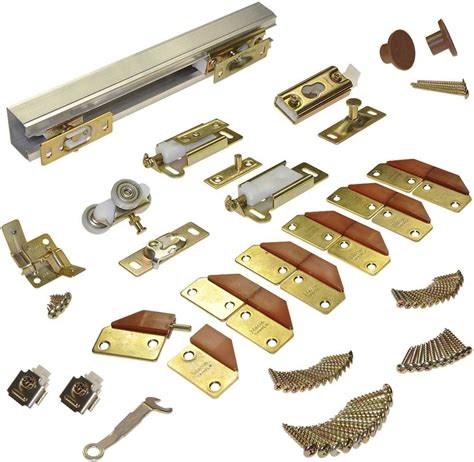 EaseLife Sliding Barn Door Hardware Track Kit with 12&x27;&x27; Handle & Floor Guide. . Heavy duty bifold door hardware
